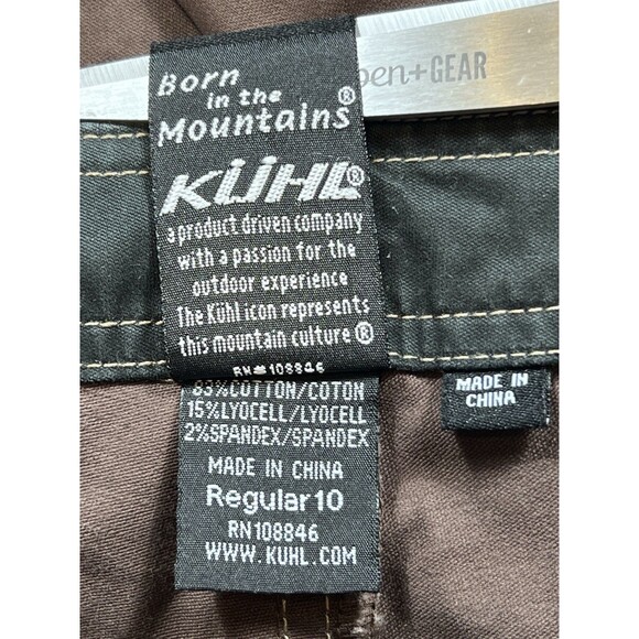 Kuhl Women's Size 10 Brown Born In The Mountains Hiking Travel Pants   RN108846 - Picture 9 of 11
